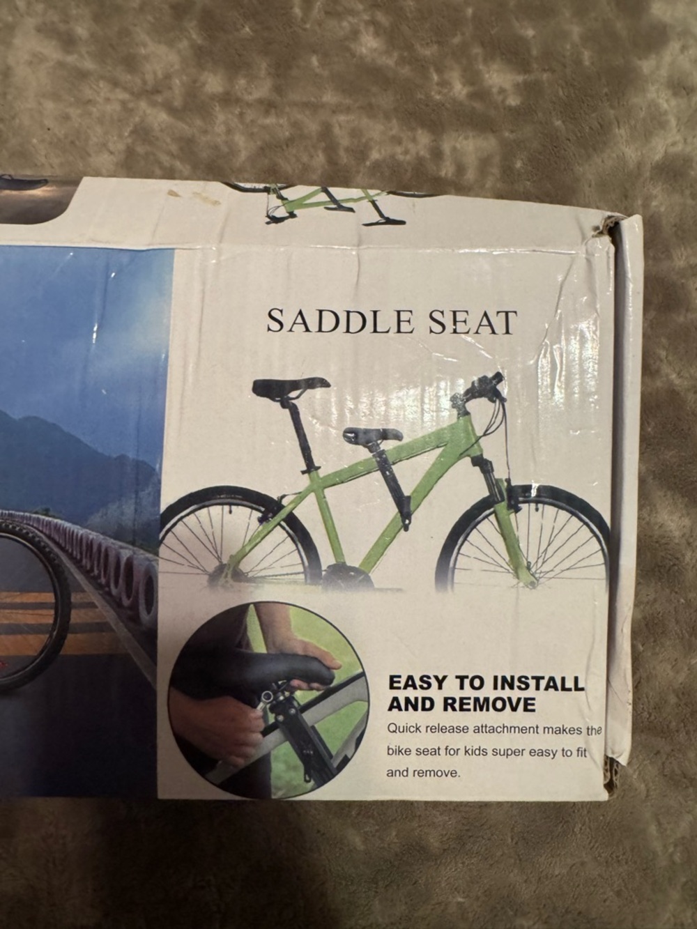 Saddle Seat Bike Accessory